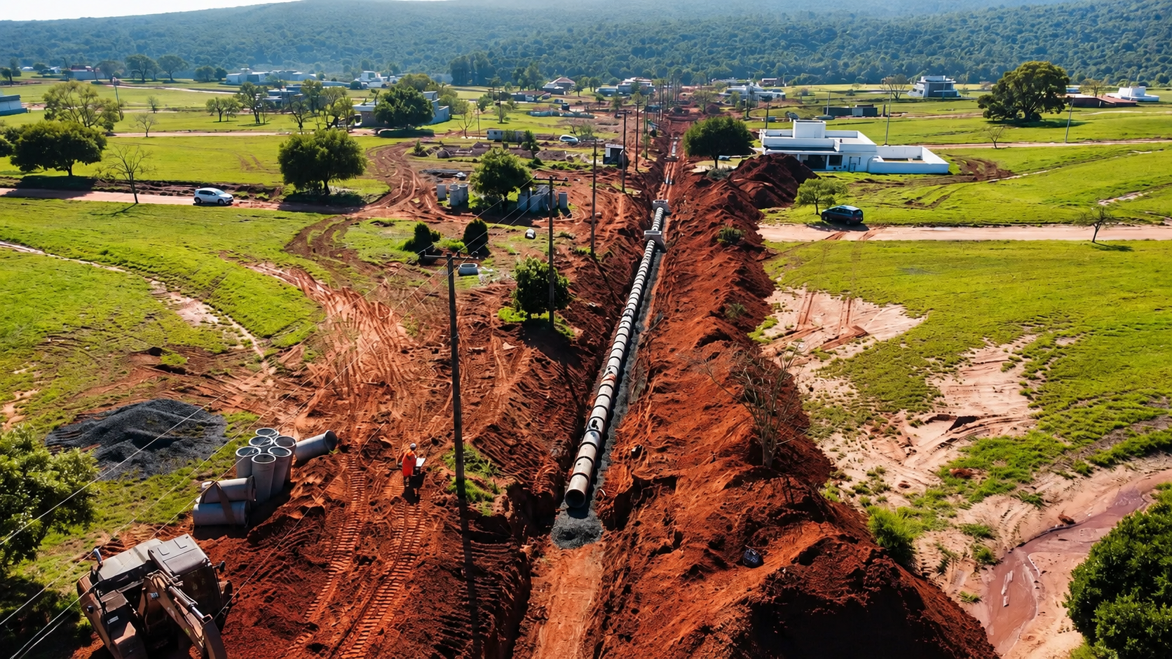 Sistema pluvial — Riviera de Santa Cristina XIII.